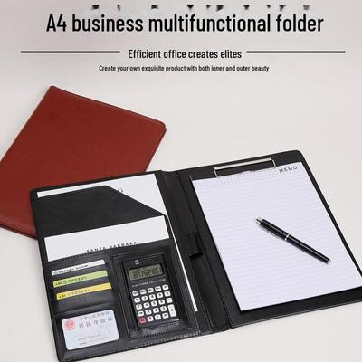 Multifunktionale A4-Business-Office-Mappe aus Leder – Kaufvertrag & Manager-Portfolio