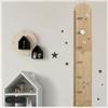 Nordic Wooden Kids Height Growth Chart Ruler Baby Children Height Gauge Room Decoration Wall Meter Measurement Stickers 60-200Cm
