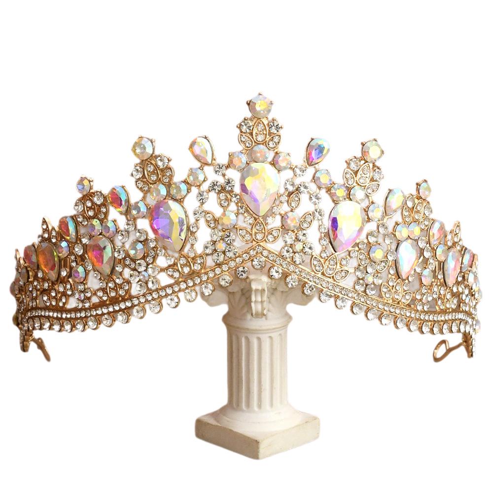 European and American Bestseller Rhinestone Princess Crown Headband for Weddings and Birthdays