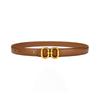 Women's Vintage Double D Buckle Two-Layer Cowhide Belt Versatile Jeans Dress Decorative Belt