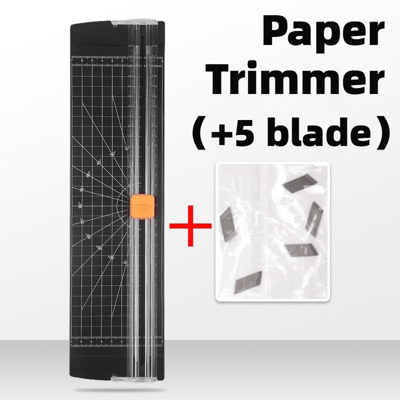 Portable A4 Paper Cutter Paper Blade for Photo Trimmers Scrapbook Lightweight Cutting Mat Machine-Unidirectional Cutting