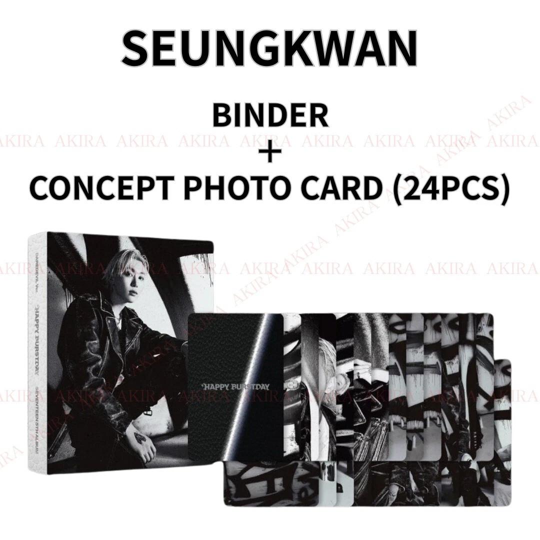

SEVENTEEN 5-й АЛЬБОМ HAPPY BURSTDAY DAREDEVIL ver. АЛЬБОМ ФОТОКАРТКА ЯПОНІЯ POB SEUNGKWAN / BINDER + 24PCS SET