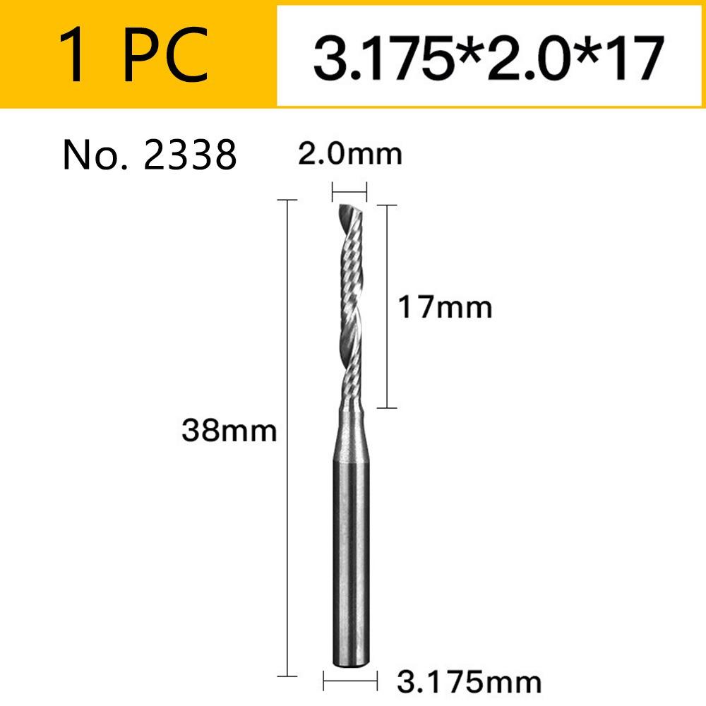 1Pcs Carbide End Milling Bits Single Flute Mill Tool New Router Bit CNC Machine