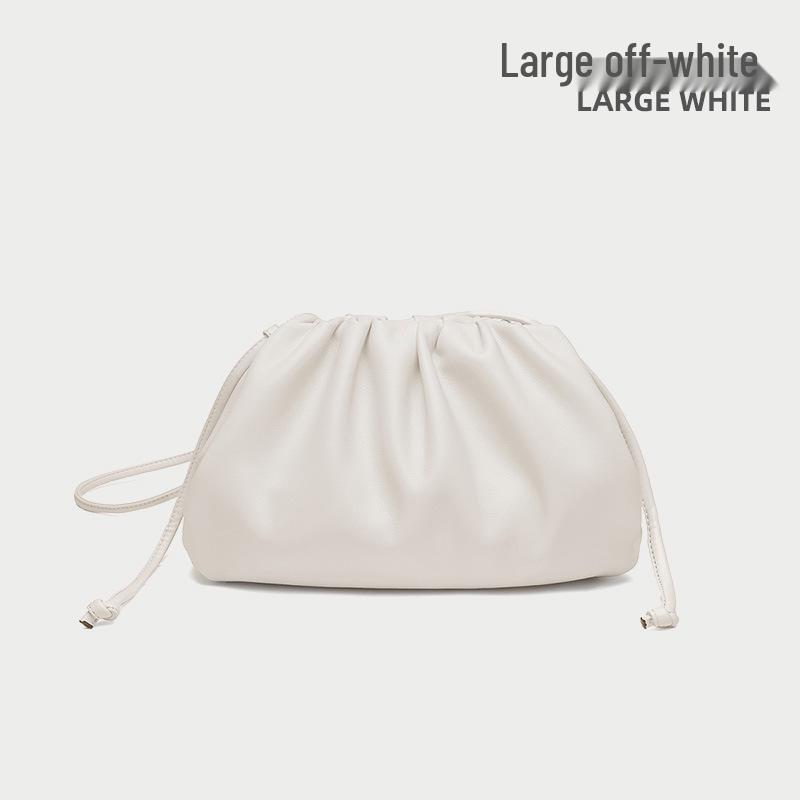High-End Textured Cloud Dumpling Women's Shoulder Bag - Niche Pleated Design