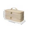Hair Dryer Storage Bag Water-Resistant Double-Layer Organizer Padded