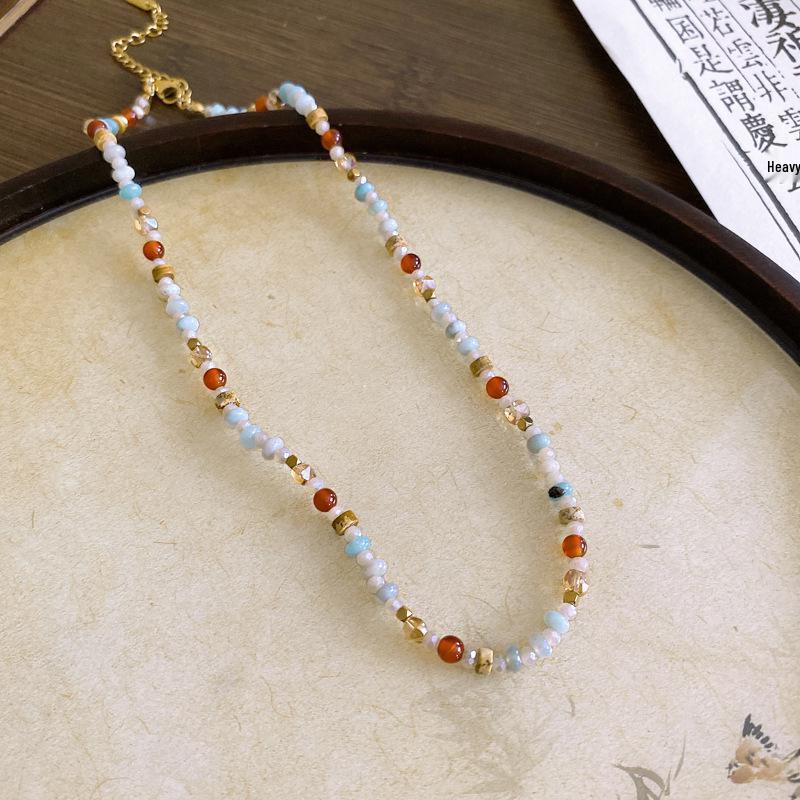 Böhmische Sonne Mehrlagige Halskette: Ethnische Luxus Schlüsselbeinkette für Frauen