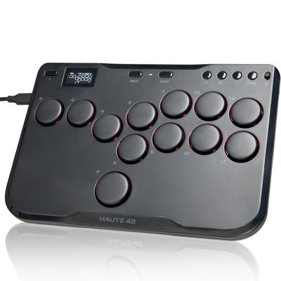 Haute42 Kontroler Leverless Akekon 12 Przycisków dla PS3 Akekon Leverless Wymiana Przycisku Przełącznik Blokady Mecz RGB LED Wysoka Precyzja Wysoka