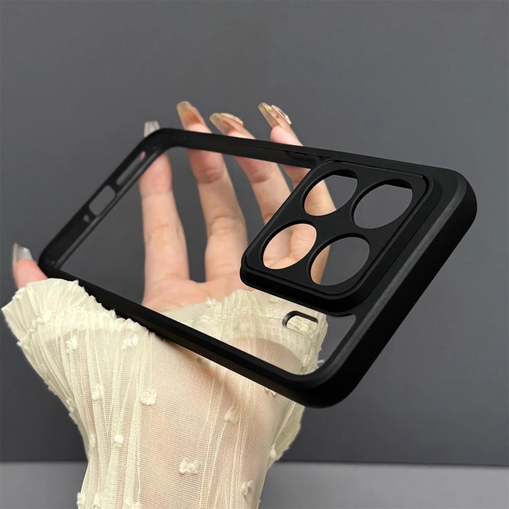 Matte Clear Phone Case For Xiaomi 15T Pro Acrylic PC Shockproof TPU Bumper Back Cover for Xiaomi 15Tpro 15 T