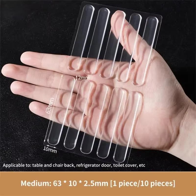 1 Set Self Adhesive Silicone Clear Bumpers Wall Protector Furniture Refrigerator Door Cabinet Glass Mute Buffer Anti-crash Pad