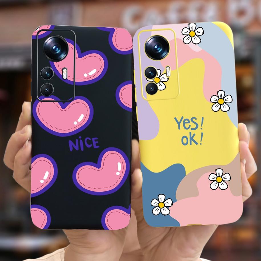For Xiaomi 12T Pro Case Mi 12T 2022 New Fashion Art Painted Cover Soft Fundas Phone Case For Xiaomi Mi 12T Mi12T Pro Cover Coque