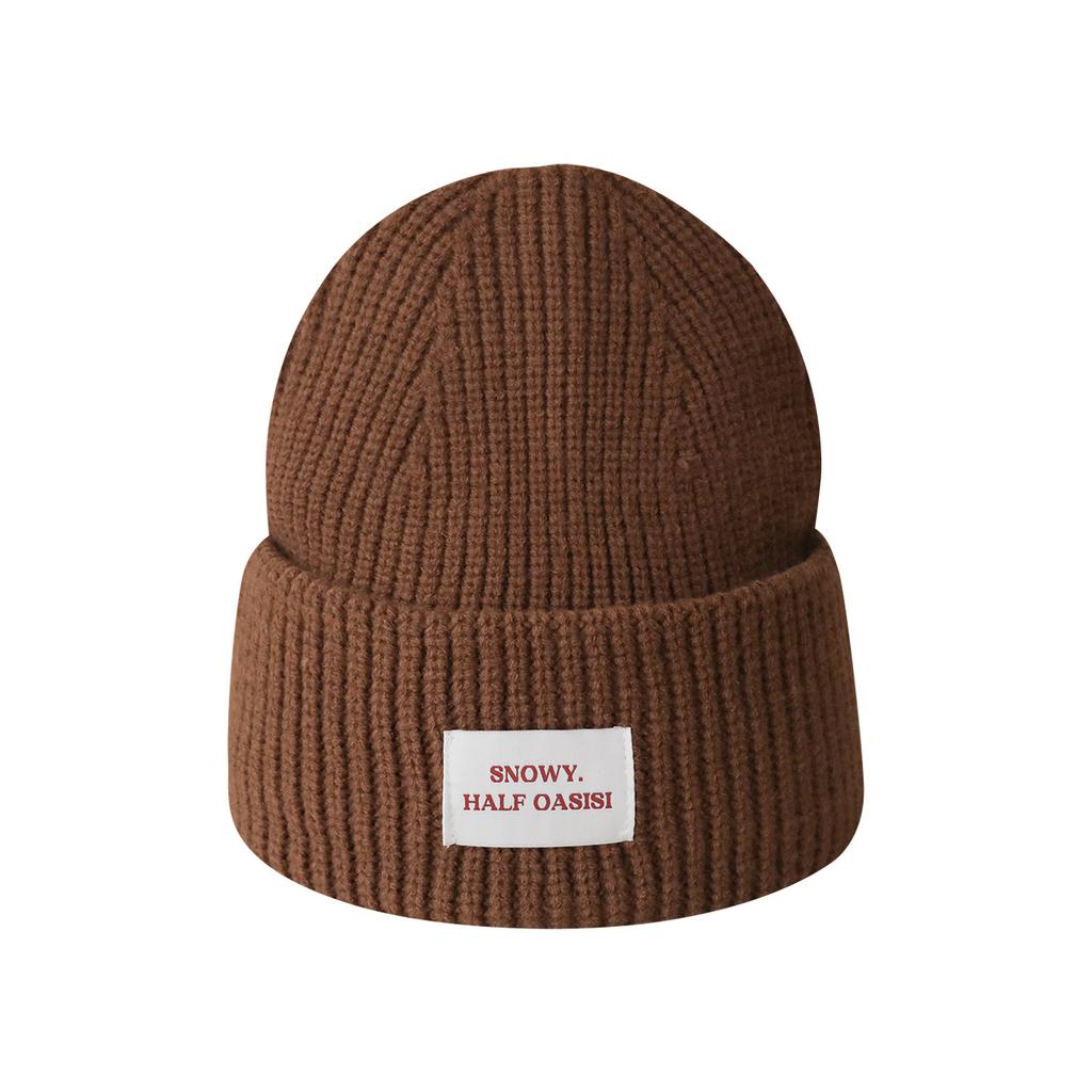 Thickened Warm Hats for Men and Women Korean Style Casual Versatile Ear Protection Woolen Hats Showing Faces for Young Couples Knitted Hats