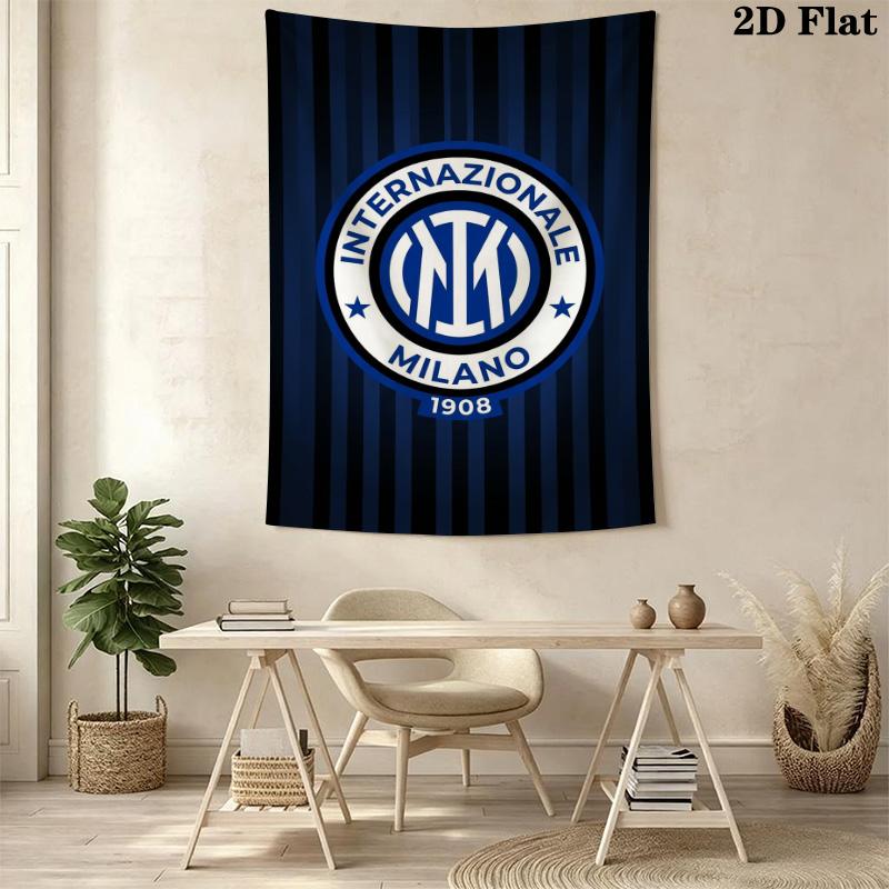 Inter Milan Logo Threepiece Set 1 Duvet Cover 2 Pillowcase Without Core Duvet Cover And Pillowcase Christmas Birthday Gift