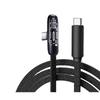 100W Fast Charging USB-C to USB-C Dual Type-C Cable with Flat Wire Compatible with iPhone 17, Huawei, Honor, Xiaomi, eMarker