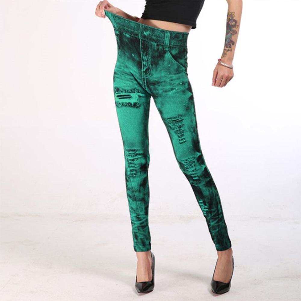 High Waist Slim Elastic Pencil Pants 