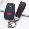 Silicone Car Key Fob Cover with Matching Keychain Compatible with Toyota Camry Corolla RAV4 Highlander Avalon, Fits Toyota Camry Corolla RAV4 Prius