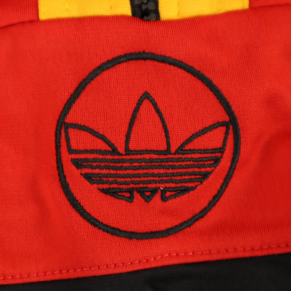 adidas 80s Vintage International Flag Tag, Multicolor Trefoil logo Track jacket Men's Used