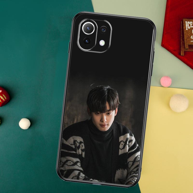 Cha Eun Woo Korean actor singer Case For Xiaomi 14T Pro 11T 12T 13T 13 14 15 Ultra POCO X7 Pro X3 X5 M6 F5 F6 X6 Pro Cover