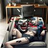 Harley Quinn Joker Pattern Rug, Indoor/Outdoor Mat, for Picnic, Gameroom, Bedroom, Office, Living Room, Home Decor Carpet, Birthday Gift