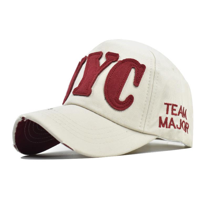 eBay Popular Hat Ripped Old Big Letter Nyc Baseball Cap Classic Cotton Hat