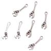 16 Stylish Alloy DIY Tool Charm Pendant: Saw & Knife Design
