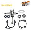 A25F-Crankshaft Connecting Rod Gaskets Set Oil Seal Bearing Assembly Kit For TS410 TS420 Cut Off Saw OEM 42380300400