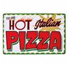 Pizza Sign Retro Tin Plate Painting Vintage Metal Picture Wall Decoration For Pizzeria Restaurant Dining Room
