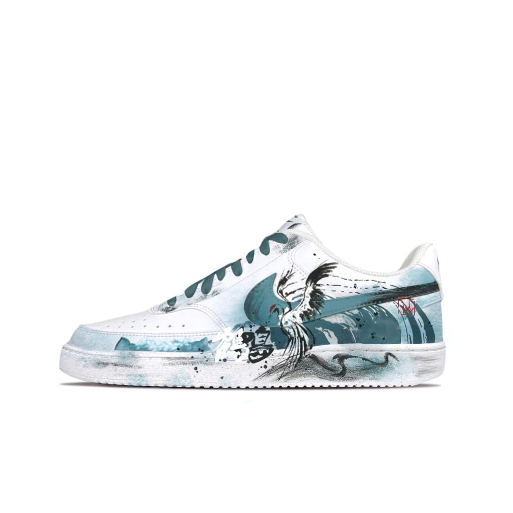 Nike Court Vision 1 Skateboard Shoes Unisex Low Top Azure DH2987-101(Team83-)
