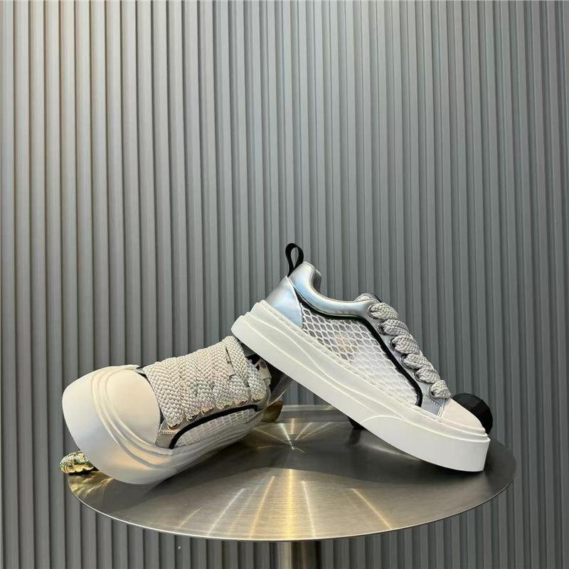 Mesh ultra-light bottom breathable board shoes trendy shoes light and comfortable spring and summer new casual shoes low top bjd