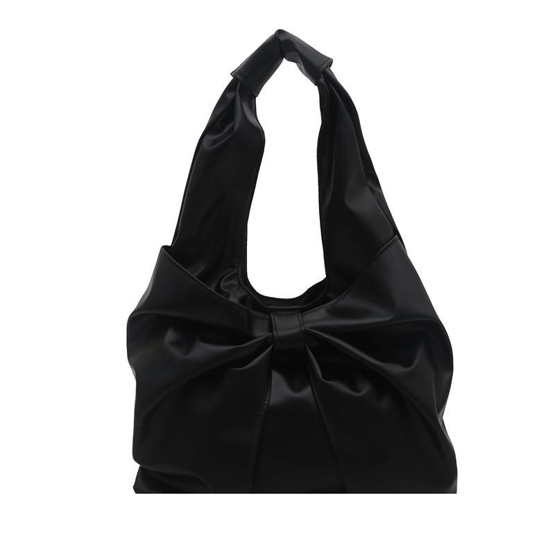 Modern Large Capacity Butterfly Knot Tote Bag With Magnetic Closure For Daily Use
