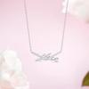 Cupronickel Rose Lover Necklace for Women - Elegant Summer Design, Perfect Romantic Gift