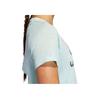 Adidas Boxy Badge Crew Neck Short Sleeve T-Shirt Women Tops Mint-Green DU3469