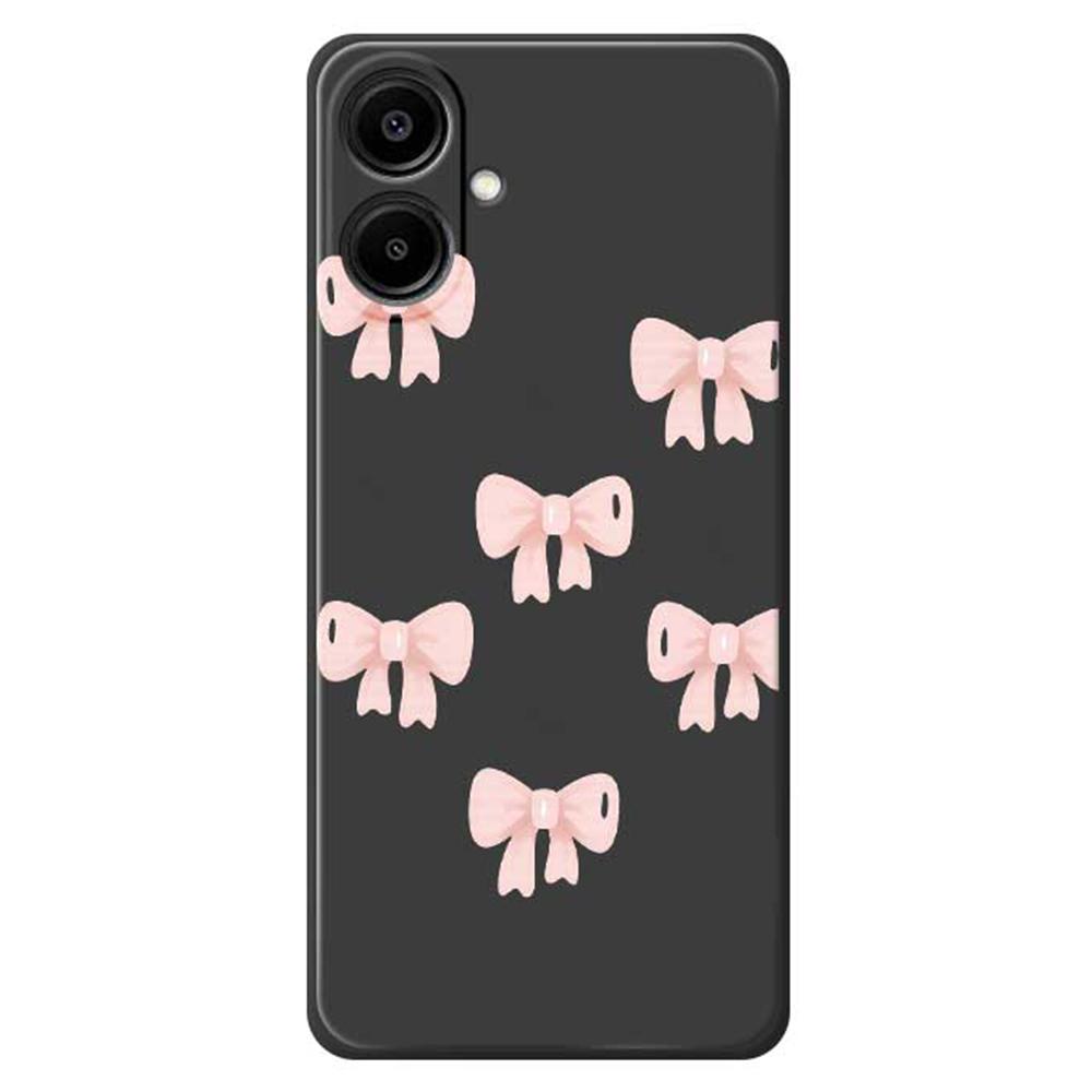 For Samsung Galaxy A07 4G Case Bows Pattern Printing Straight Edge TPU Phone Back Cover