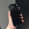 Applicable to Apple 17Promax mobile phone case ice glass iPhone16 candy color large window all-inclusive 15 hard case