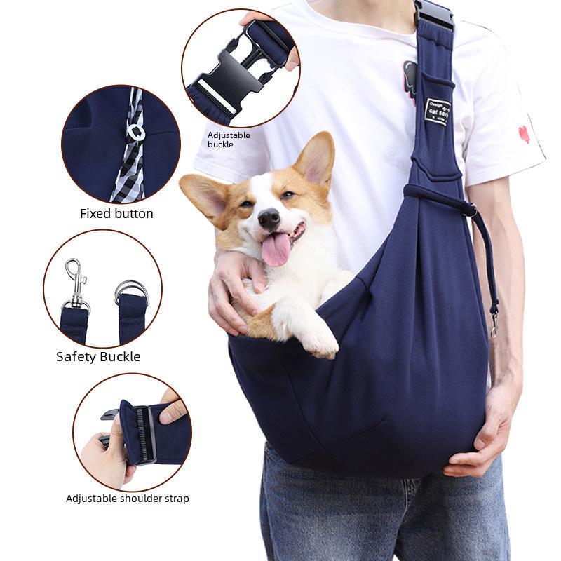 Nouveau sac à dos et sac à bandoulière pliable et respirant pour animaux de compagnie, pour chats et chiens
