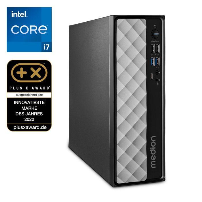 MEDION T80 Multimedia Mini PC (Intel Core i7-12650H, 16GB DDR4 RAM, 512GB SSD, Intel UHD, WLAN, Win 11 Home)