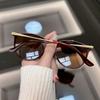 Classic Square Casual Fashion Sunglasses Women Men Vintage Stylish Oval Shaped Minimalist Female Male