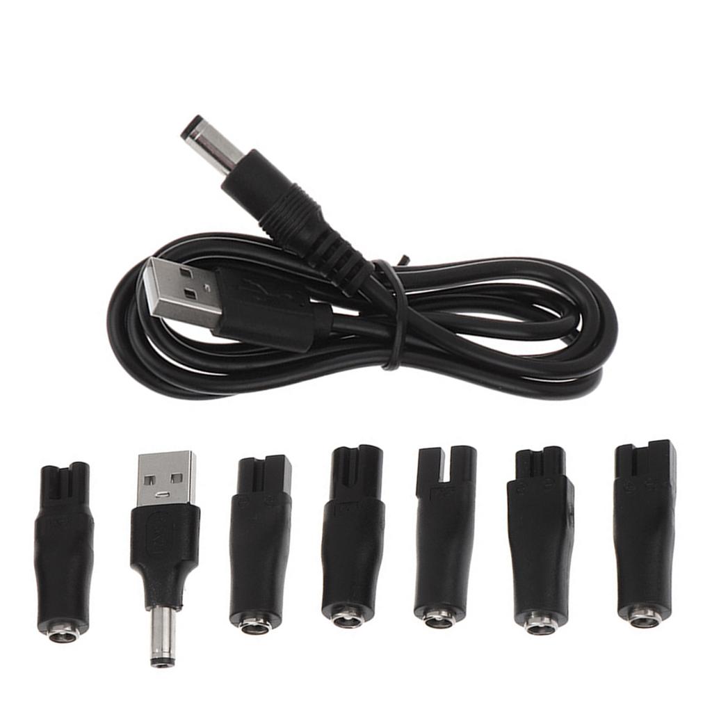 Cavo di Ricarica Adattatore USB Convertitore per Tagliacapelli Rasoio e Gadget di Bellezza Pratico Tagliabarba Cavo di Alimentazione