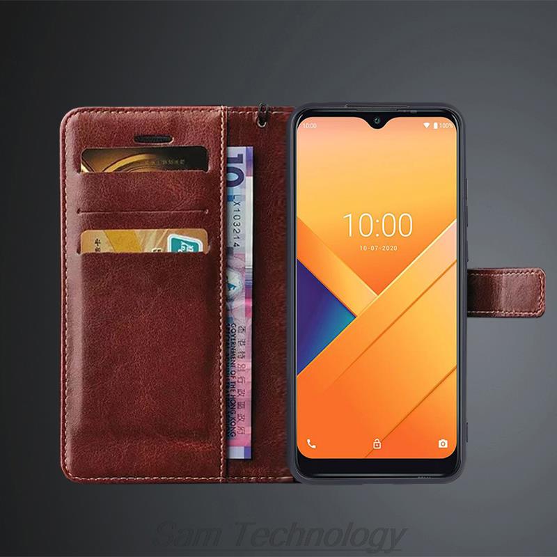 Card Holder Leather Case for Wiko Y81 Y 81 Pu Leather Flip Cover Retro Wallet Phone Case for Wiko Y81 Business Fundas Coque