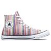 Converse Wygodne codzienne buty płócienne typu high top All Star w tęczowe paski, sneakersy unisex 168279C