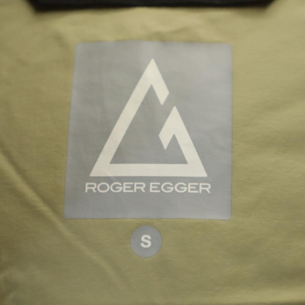 ROGER EGGER Down Jacket S Khaki Outdoors Men's Used