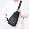 Oxford Cloth Outdoor Waist Bag Multipocket Sports Walking Bag Zipper Men's Chest Bag  Motorcycle