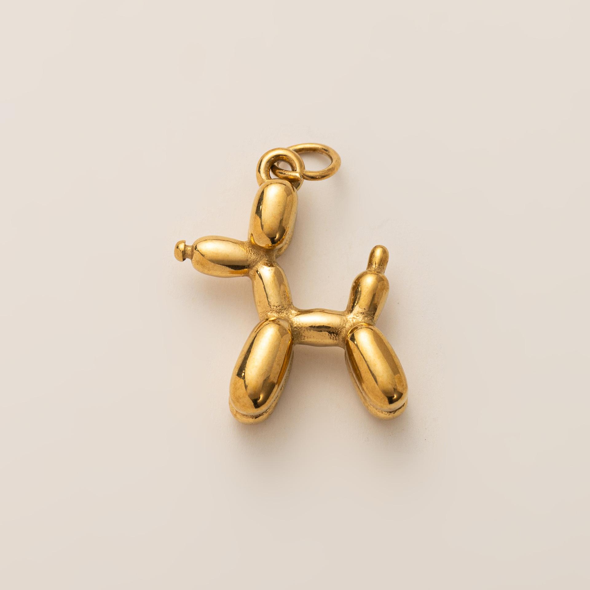 

INS Gold Color Heart Cupid Bear Pedant For Women Cute Rainbow Rose Charm DIY Making Bracelet Necklace Accessories Dropshipping