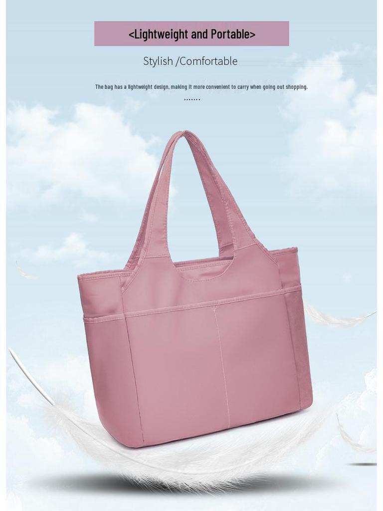 Women's Oxford Cloth Multi-Pocket Handbag - Casual, Large Capacity, Waterproof, Portable, Single Shoulder Travel Bag