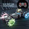 4WD RC Stunt Car, 2.4G Wireless Remote Control Cars with RC Watch Gesture Sensor LED Rotation Drift, Gift Electronic Toy for Kids Boys