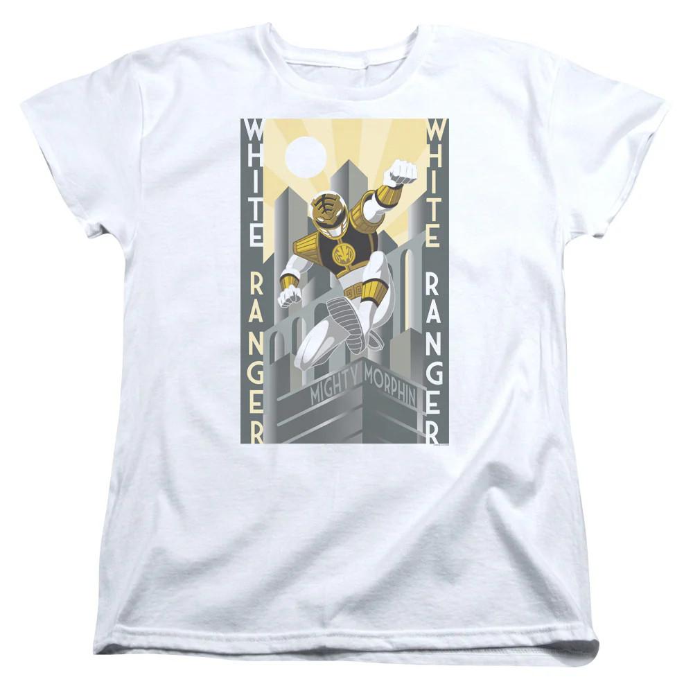 

Power Rangers White Ranger Duo Womens T Shirt White M