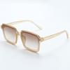 Square Style Fashion Simple Sunglasses for Men and Women Outdoor Sunshade Sunscreen  Trend High-end Street Photography UV Resistant Glasses