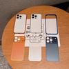 Frosted Drop-Proof Protective Back Cover for iPhone 16, Compatible with iPhone 14/15, Large Window Apple Logo Visibility.