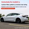 Car Sticker For Tesla 3 Y Juniper Highland 2025 Performance P-Version Fixed Wing Injection Blow Molding Tail Wholesale Modificat