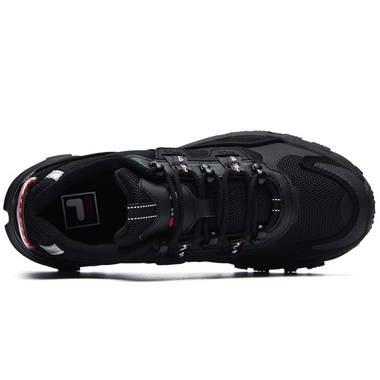 FILA Trek Firefly Shoe Breathable Low top Casual Shoes Women's Black (Unisex) Casual Shoes F12W134155FBK