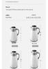 2026 Glass-Lined Thermos Flask: Large Capacity Insulated Water Bottle for Home and Student Use, Ideal for Hot Water and Tea Brewing.